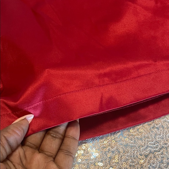 Dynamite Deep Red Mini Skirt - Picture 4 of 7